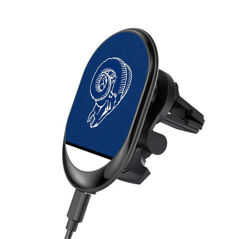 Los Angeles Rams Solid Wordmark Wireless Car Charger-0