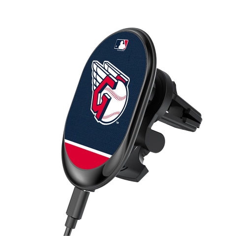 Cleveland Guardians Solid Wordmark Wireless Car Charger-0