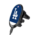 LA Dodgers Solid Wordmark Wireless Car Charger-0