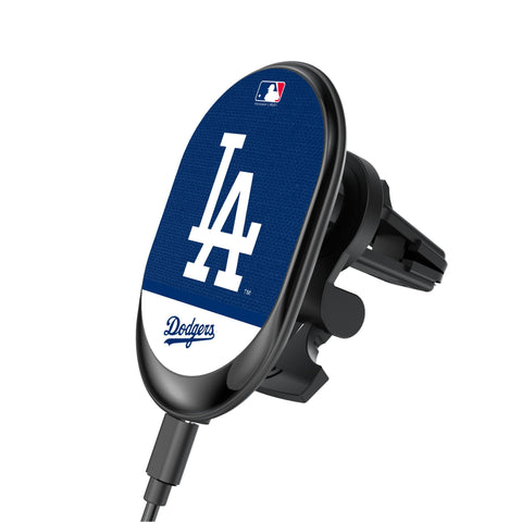 LA Dodgers Endzone Solid Wireless Mag Car Charger