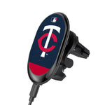 Minnesota Twins Solid Wordmark Wireless Car Charger-0
