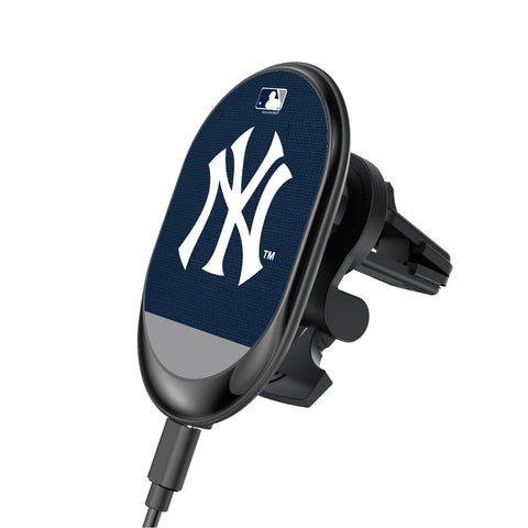 New York Yankees Solid Wordmark Wireless Car Charger-0