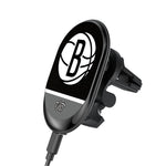 Brooklyn Nets Endzone Solid Wireless Mag Car Charger-0