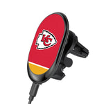 Kansas City Chiefs Solid Wordmark Wireless Car Charger-0