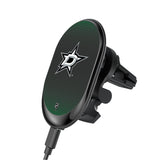 Dallas Stars Linen Wireless Mag Car Charger
