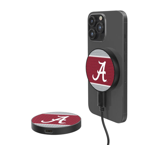 Alabama Crimson Tide Mesh 15-Watt Wireless Magnetic Charger-0
