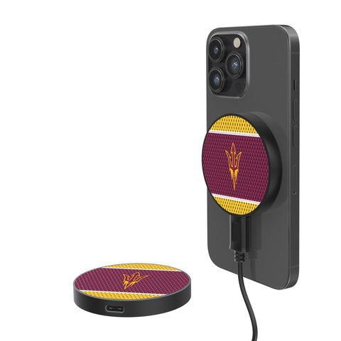 Arizona State University Sun Devils Mesh 15-Watt Wireless Magnetic Charger-0