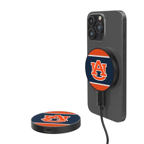 Auburn Tigers Mesh 15-Watt Wireless Magnetic Charger-0