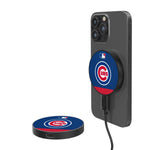 Chicago Cubs Stripe 15-Watt Wireless Magnetic Charger-0
