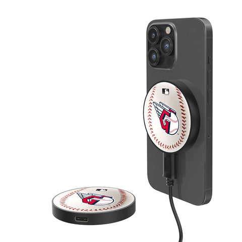 Cleveland Guardians Baseball 15-Watt Wireless Magnetic Charger-0