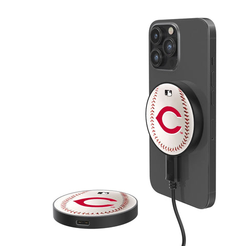 Cincinnati Reds Baseball 15-Watt Wireless Magnetic Charger-0