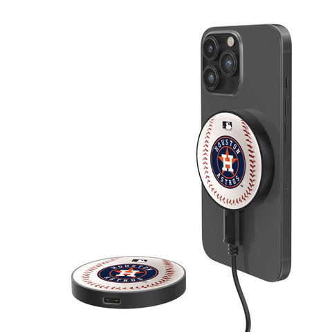 Houston Astros Baseball 15-Watt Wireless Magnetic Charger-0