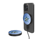 Dallas Stars Ice Flood 15-Watt Wireless Magnetic Charger