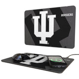 Indiana University Hoosiers Monocolor Tilt 15-Watt Wireless Charger and Mouse Pad