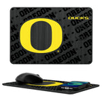 Oregon Ducks Monocolor Tilt 15-Watt Wireless Charger and Mouse Pad-0