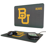 Baylor University Bears Linen 15-Watt Wireless Charger and Mouse Pad