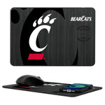 Cincinnati Bearcats Monocolor Tilt 15-Watt Wireless Charger and Mouse Pad-0