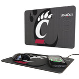University of Cincinnati Bearcats Monocolor Tilt 15-Watt Wireless Charger and Mouse Pad