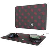 University of Oklahoma Sooners Fashion Pattern 15-Watt Wireless Charger and Mouse Pad