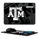 Texas A&M Aggies Monocolor Tilt 15-Watt Wireless Charger and Mouse Pad-0