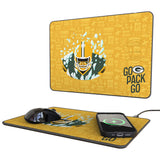 Green Bay Packers 2024 Edition 15-Watt Wireless Charger and Mouse Pad