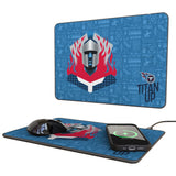 Tennessee Titans 2024 Edition 15-Watt Wireless Charger and Mouse Pad