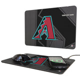 Arizona Diamondbacks Personalized Tilt 15-Watt Wireless Charger and Mouse Pad
