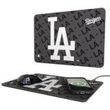 LA Dodgers Monocolor Tilt 15-Watt Wireless Charger and Mouse Pad
