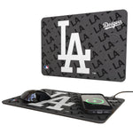 LA Dodgers Monocolor Tilt 15-Watt Wireless Charger and Mouse Pad