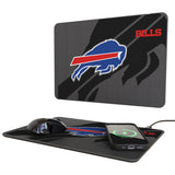 Buffalo Bills Monocolor Tilt 15-Watt Wireless Charger and Mouse Pad