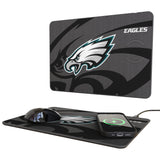 Philadelphia Eagles Monocolor Tilt 15-Watt Wireless Charger and Mouse Pad