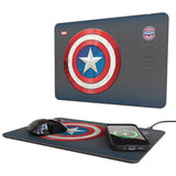 Marvel Avengers Captain America Grid 15-Watt Wireless Charger and Mouse Pad