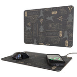 Star Wars Ahsoka Pattern 15-Watt Wireless Charger and Mouse Pad