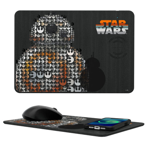 Star Wars BB-8 Quadratic 15-Watt Wireless Charger and Mouse Pad