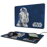 Star Wars R2-D2 Color Block 15-Watt Wireless Charger and Mouse Pad