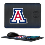 Arizona Wildcats Linen 15-Watt Wireless Charger and Mouse Pad-0