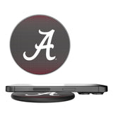 University of Alabama Crimson Tide Script A Linen 15-Watt Wireless Charger