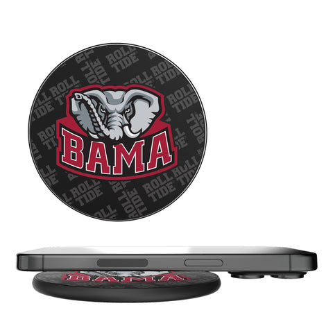 University of Alabama Crimson Tide Script A Quadtile 15-Watt Wireless Charger