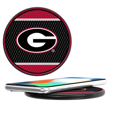 Georgia Bulldogs Mesh 15-Watt Wireless Charger-0