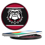 Georgia Bulldogs Mesh 15-Watt Wireless Charger-0