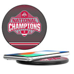 Ohio State University Buckeyes 2024 College Football Playoff National Champion 15-Watt Wireless Charger