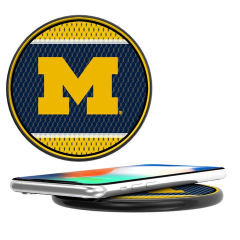 Michigan Wolverines Mesh 15-Watt Wireless Charger-0