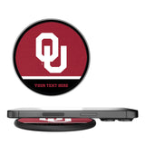 University of Oklahoma Sooners Personalized Endzone Solid 15-Watt Wireless Charger