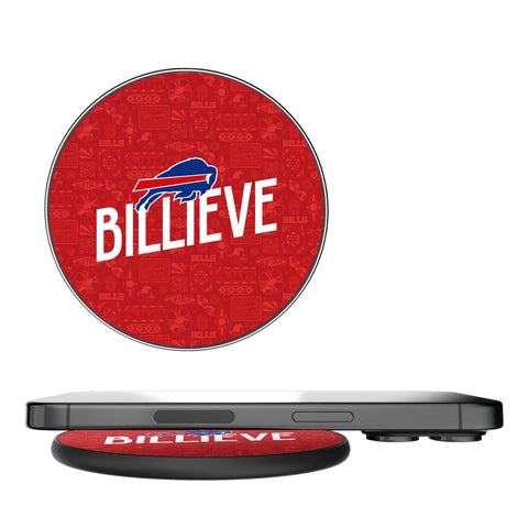 Buffalo Bills 2024 Illustrated Limited Edition 15-Watt Wireless Charger