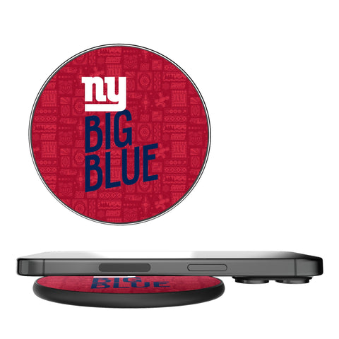 New York Giants 2024 Illustrated Limited Edition 15-Watt Wireless Charger