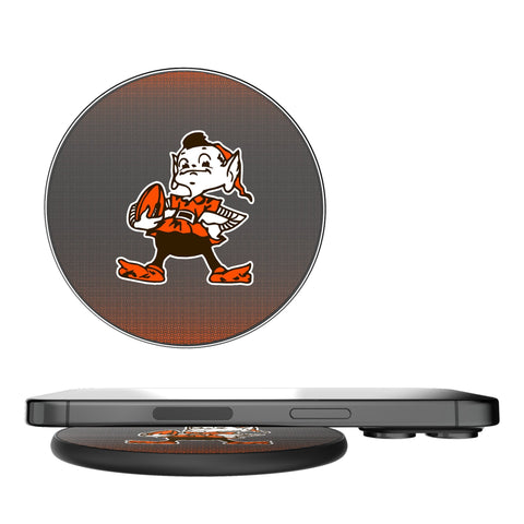 Cleveland Browns Historic Collection Linen 15-Watt Wireless Charger