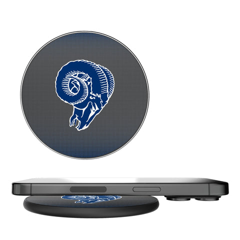 Los Angeles Rams Historic Collection Linen 15-Watt Wireless Charger