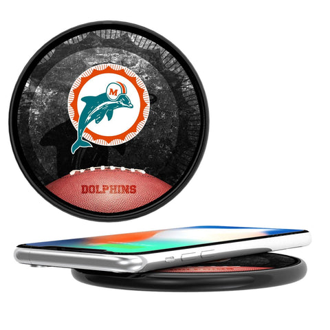 Miami Dolphins 1966-1973 Historic Collection Legendary 15-Watt Wireless Charger-0