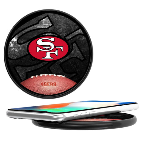 San Francisco 49ers Historic Collection Legendary 15-Watt Wireless Charger-0