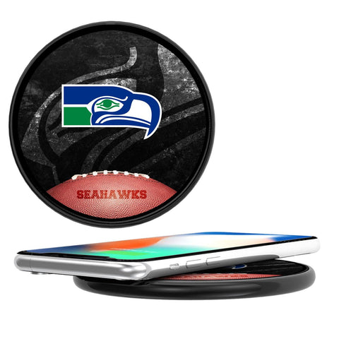 Seattle Seahawks Historic Collection Legendary 15-Watt Wireless Charger-0